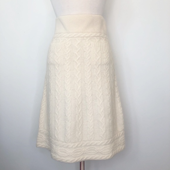 Diane Von Furstenberg Dresses & Skirts - Diane von Furstenberg Wool Knit Sweater Midi Skirt